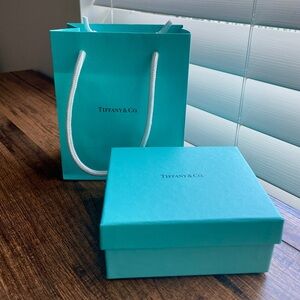 Empty Tiffany Gift Bag and Box